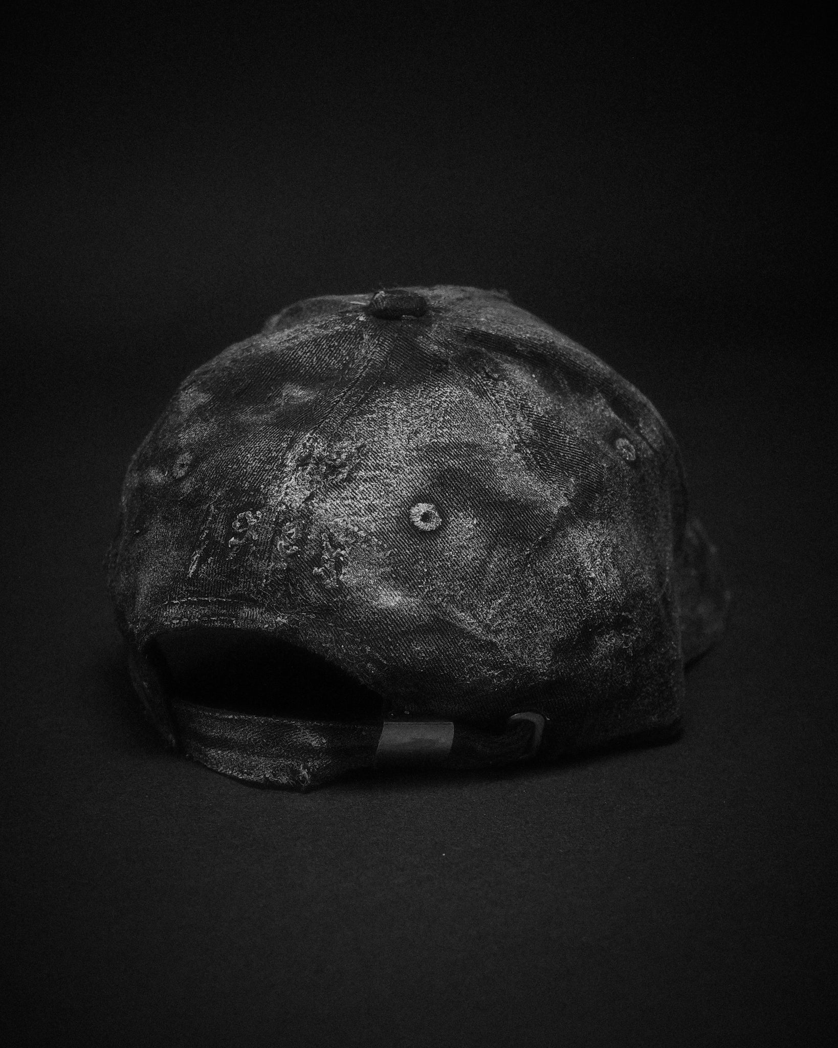 Waxed & Distressed Logo Cap