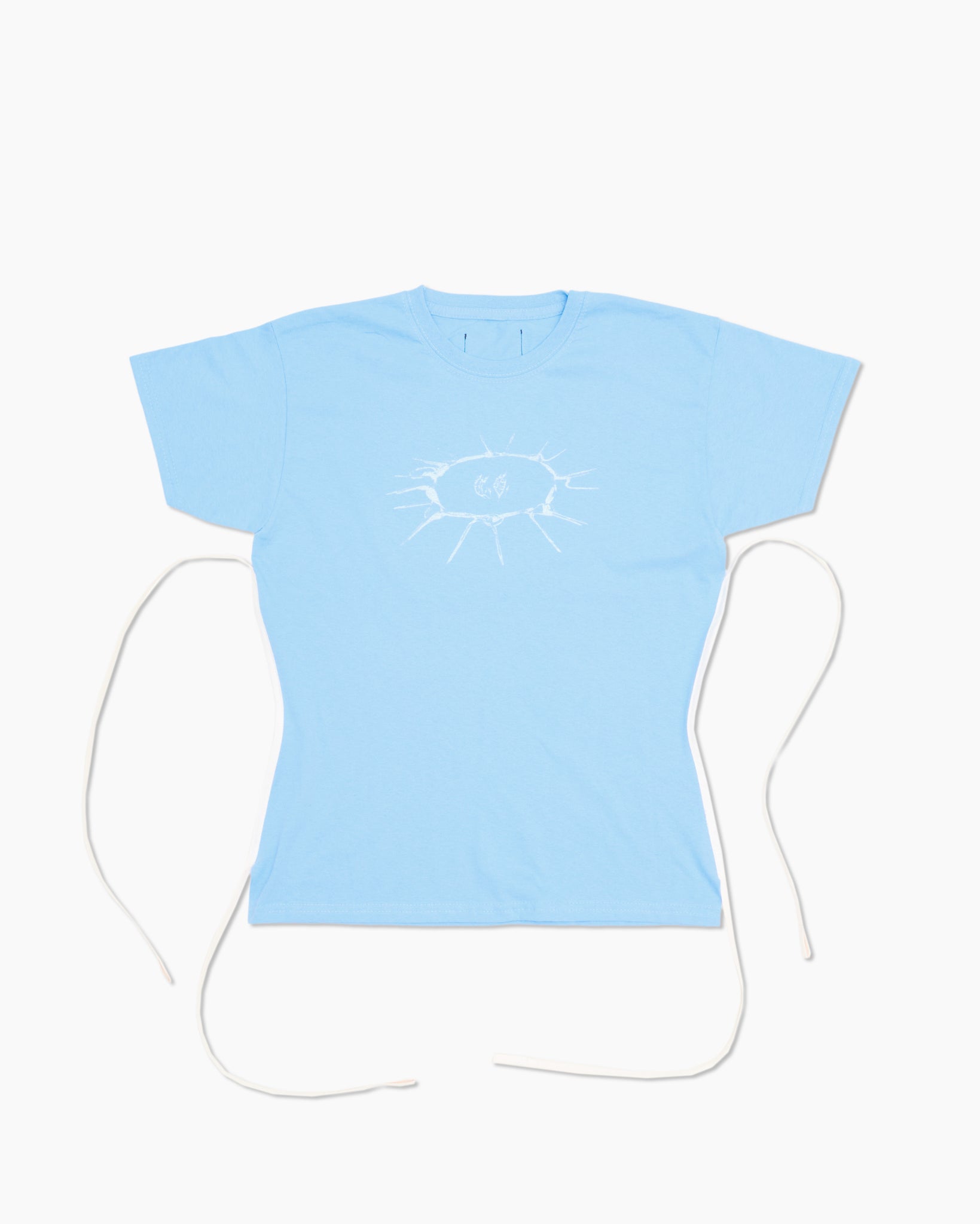 "Collar" Baby Blue Tee
