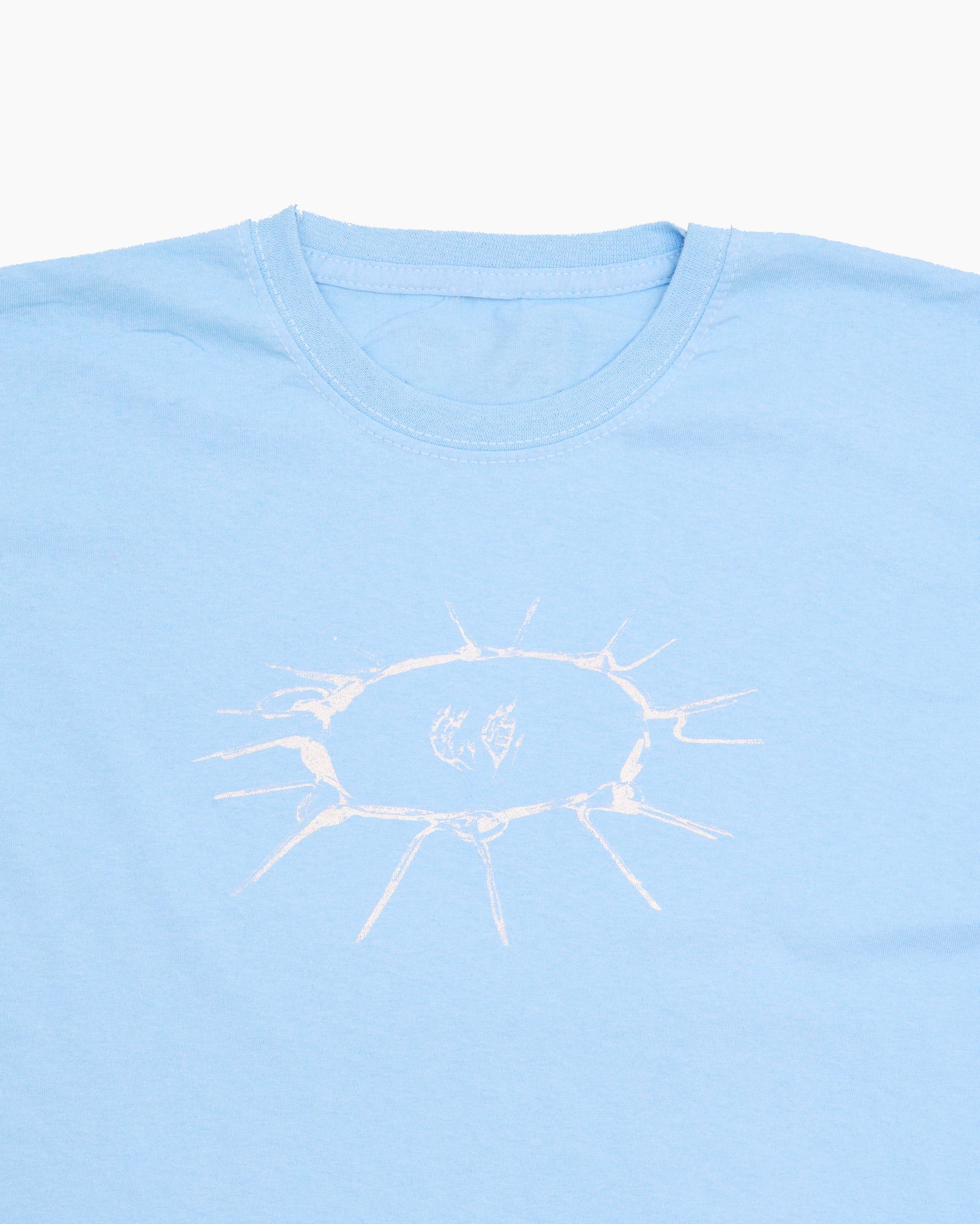"Collar" Baby Blue Tee