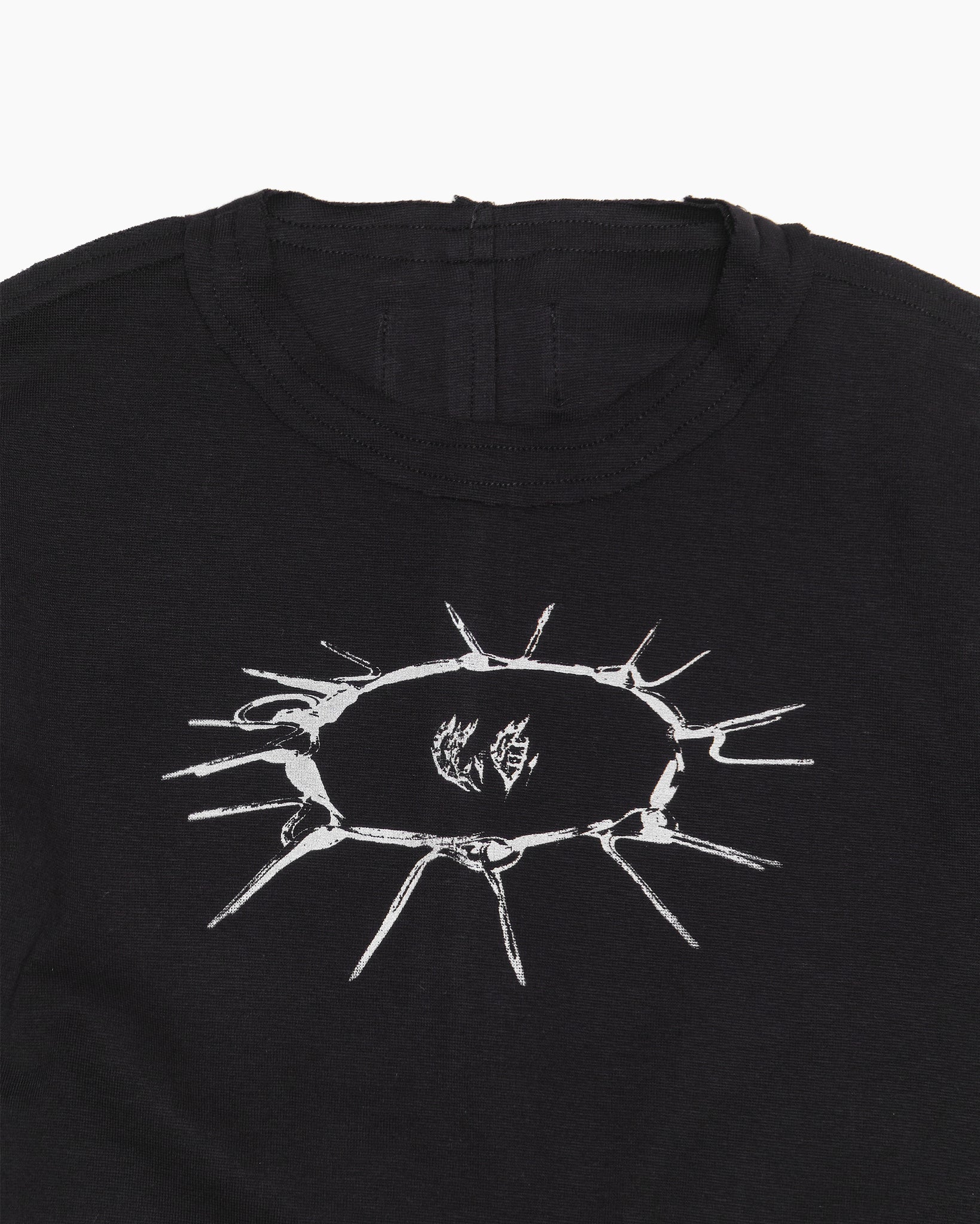 Black Raw “Bodice” Long Sleeve
