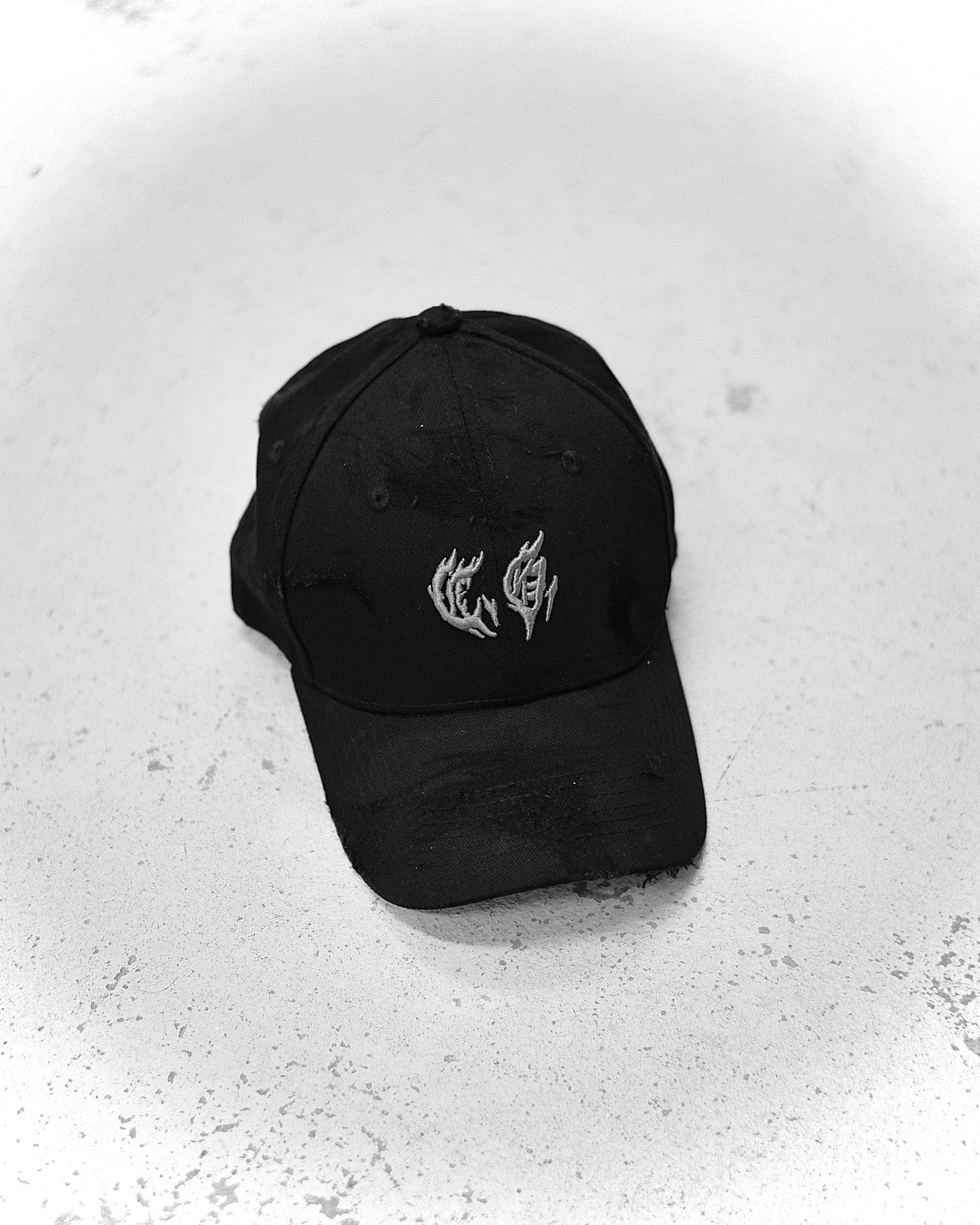 Red Embroidered Logo Cap