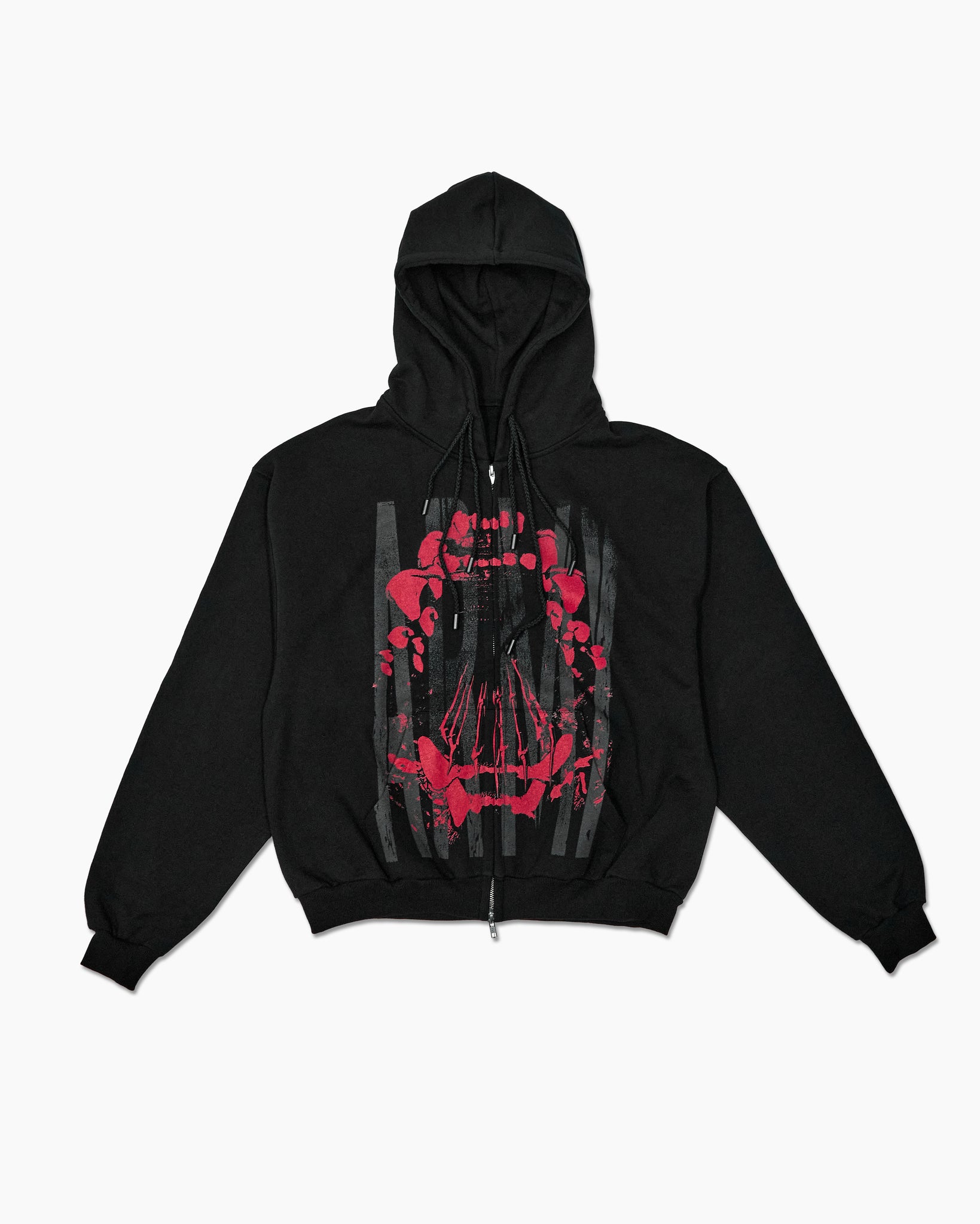 “Wrath” Oversized Zipped Hoodie