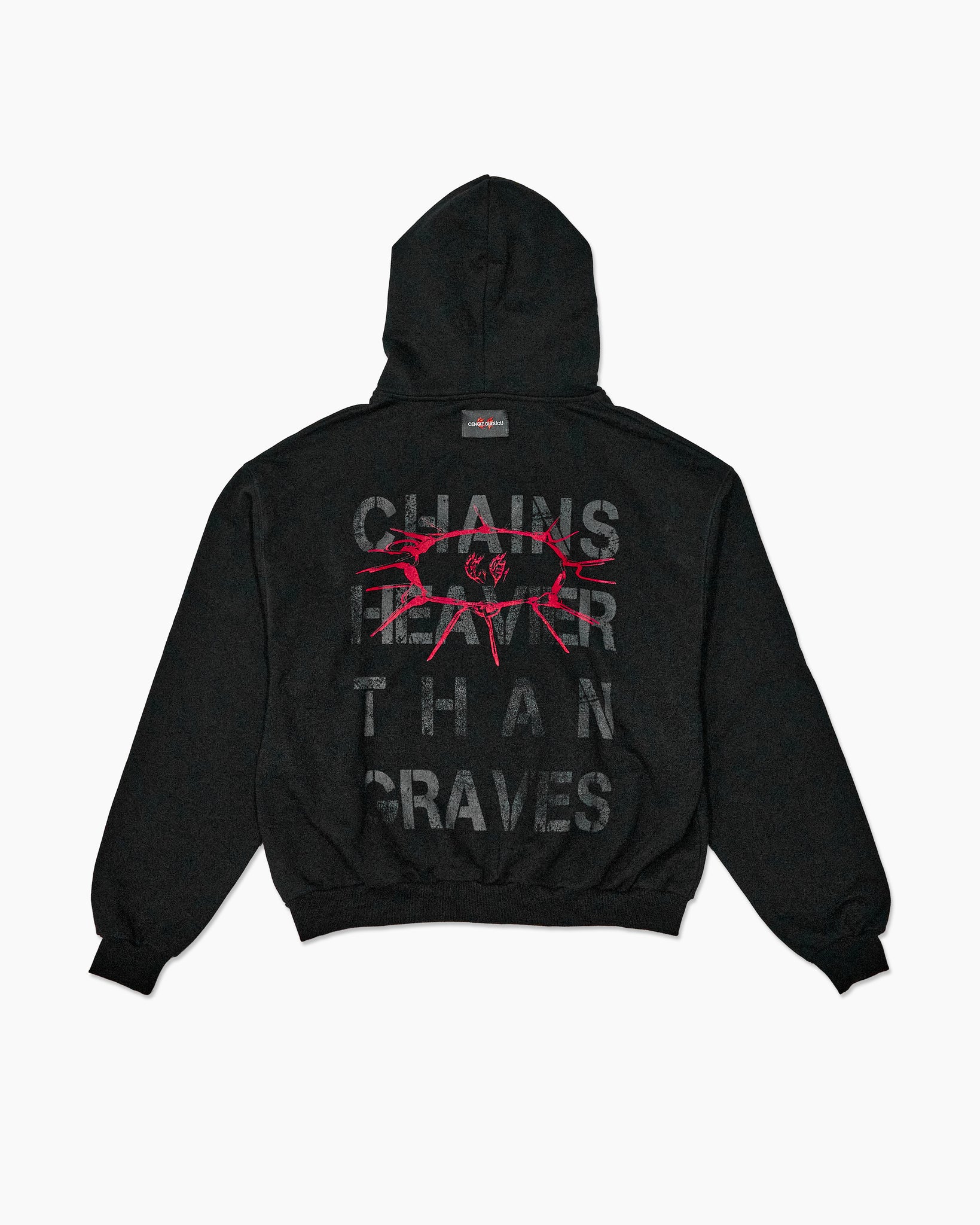 “Wrath” Oversized Zipped Hoodie