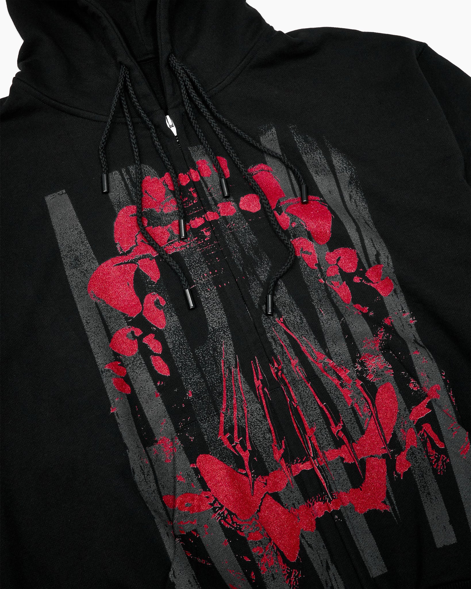 “Wrath” Oversized Zipped Hoodie