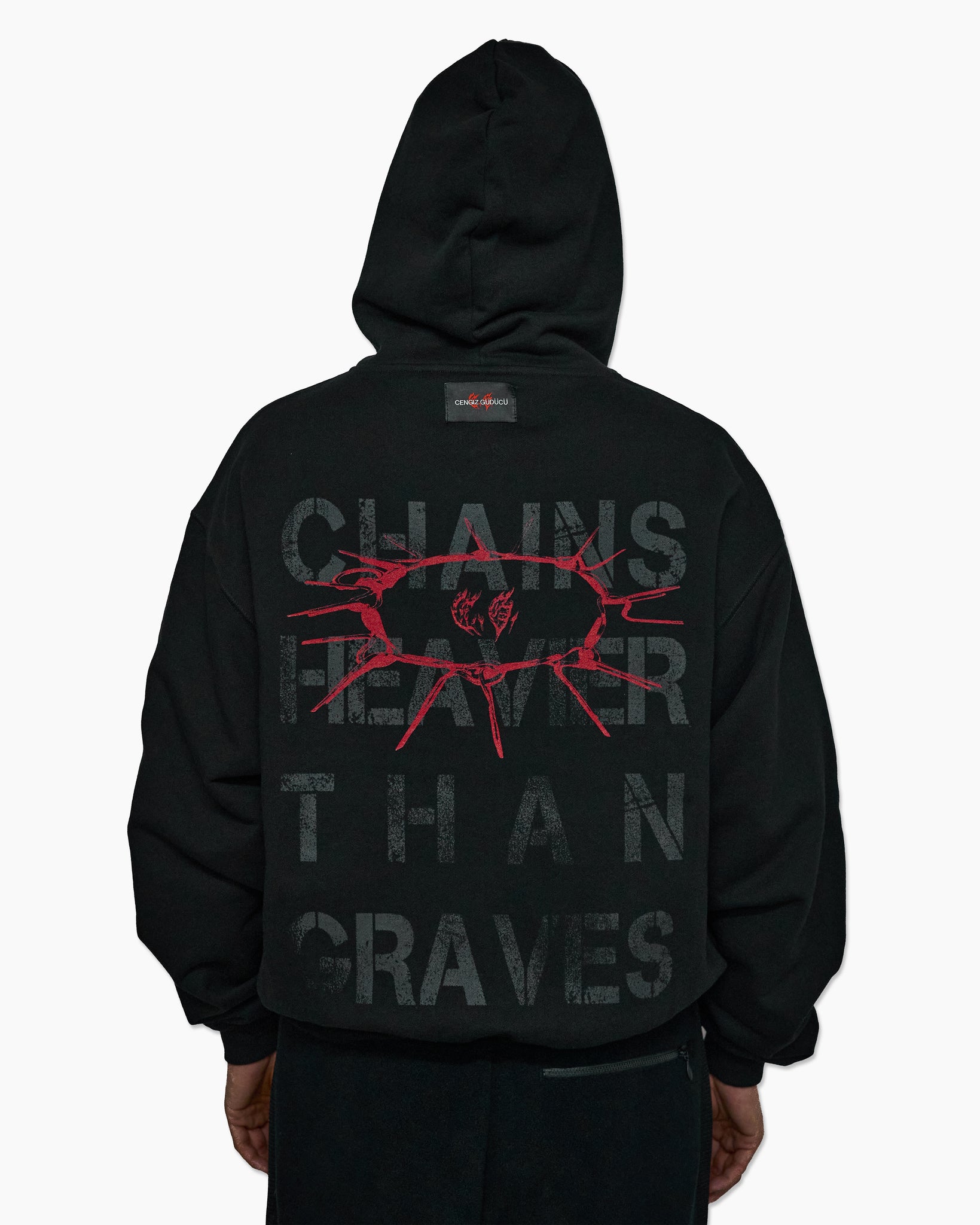 “Wrath” Oversized Zipped Hoodie